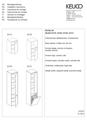 KEUCO ROYAL 60 32131 Instrucciones De Montaje