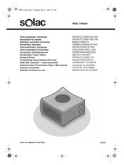 SOLAC TH8325 Instrucciones De Uso