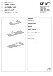 KEUCO 31199 Instrucciones De Montaje