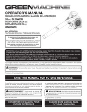 Green Machine GM08000 Manual Del Operador