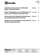 Murphy Murphy CSS Serie Instrucciones De Instalación