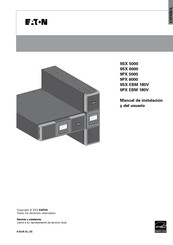 Eaton 9SX 5000 Manual De Instalación Y Del Usuario