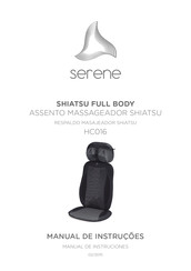 Serene SHIATSU HC016 Manual De Instrucciones