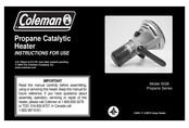 Coleman 5038 Propane Manual De Instrucciones