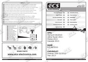 ECS Electronics OP-052-B1 Guia Del Usuario