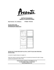 Avanti FF761PS Manual De Instrucciones