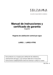 SOLZAIMA LARES Manual De Instrucciones