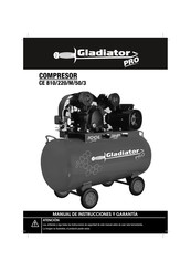 Gladiator PRO CE 810/220/M/50/3 Manual De Instrucciones