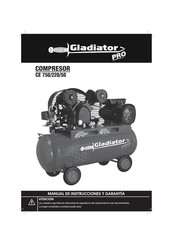 Gladiator PRO CE 750/220/50 Manual De Instrucciones Y Garantía