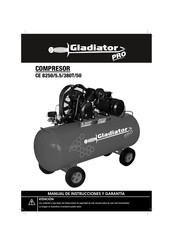 Gladiator PRO CE 8250/5.5/380T/50 Manual De Instrucciones