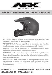 AFX FX-17Y Manual Del Usuario