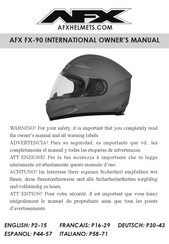 AFX FX-90 Manual De Usuario