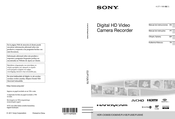 Sony Handycam HDR-CX360VE Manual De Instrucciones