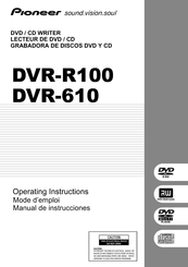 Pioneer DVR-R100 Manual De Instrucciones