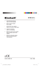 EINHELL BT-MS 250 L Manual De Instrucciones