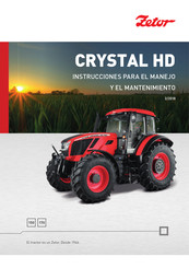 Zetor CRYSTAL HD 150 Instrucciones Para El Manejo Y El Mantenimiento