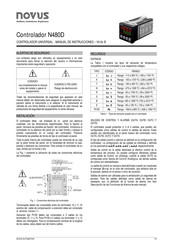 Novus N480D Manual De Instrucciones