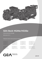 GEA Bock HGX44e/770-4 Instrucciones De Montaje