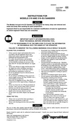 Ingersoll Rand 319--EU Manual De Instrucciones