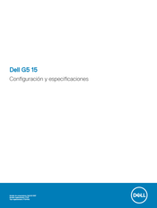 Dell G5 15 Configuración Y Especificaciones