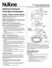 NuTone 8663RP Instrucciones De Instalación