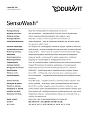 DURAVIT SensoWash 25335900 Serie Instrucciones De Montaje