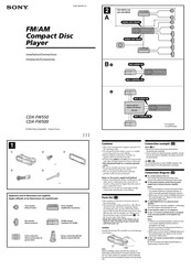 Sony CDX-FW500 Instalación / Conexiones