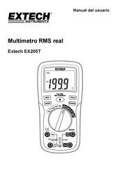 Extech Instruments EX205T Manual Del Usuario