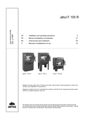 Jøtul F 105 R Instrucciones Para Instalación