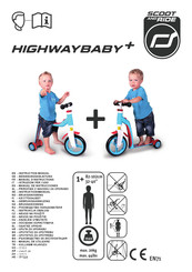 SCOOT AND RIDE Highwaybaby+ Manual De Instrucciones