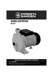 Forest & Garden BC 911 Manual De Instrucciones Y Garantía