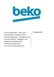 Beko RCNA320K30W Manual Del Usuario