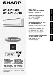 Sharp AY-XP12GHR Manual De Instrucciones