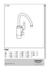 Grohe Feel 31 202 Manual De Instrucciones