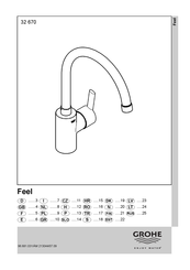 Grohe Feel 32 670 Manual De Instrucciones