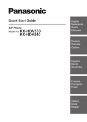 Panasonic KX-HDV330 Guia De Inicio Rapido