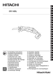 Hitachi Koki CR 10DL Instrucciones De Manejo