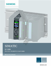 Siemens CPU 1513-1 PN Manual De Producto
