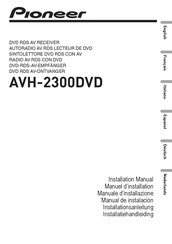 Pioneer AVH-2300DVD Manual De Instalación