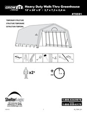 ShelterLogic GROW IT 70591 Manual De Instrucciones