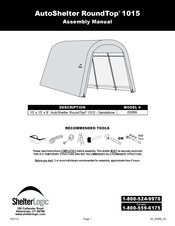 ShelterLogic AutoShelter RoundTop 1015 Manual De Instrucciones