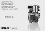 Kohler Engines KD 625-2 Uso-Manutencion