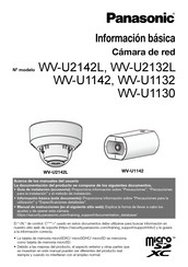 Panasonic WV-U1132 Información Básica