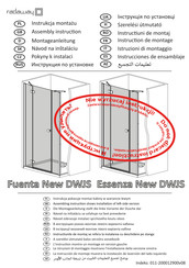 Radaway Fuenta New DWJS Instrucciones De Ensamblaje