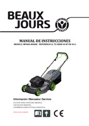 Beaux Jours MP46S4-BS500E Manual De Instrucciones