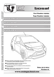 Bosal 040404 Instrucciones De Montaje