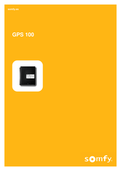 SOMFY GPS 100 Manual Del Usuario
