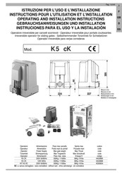 RIB K5 cK Manual De Operación Y Seguridad