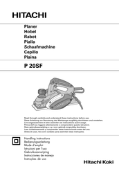 Hitachi Koki P 20SF Instrucciones De Manejo