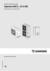 Junkers Supraeco SAS 4 15-2 ASE Serie Manual De Funcionamiento